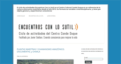 Desktop Screenshot of encuentrosconlosutil.com