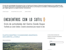 Tablet Screenshot of encuentrosconlosutil.com